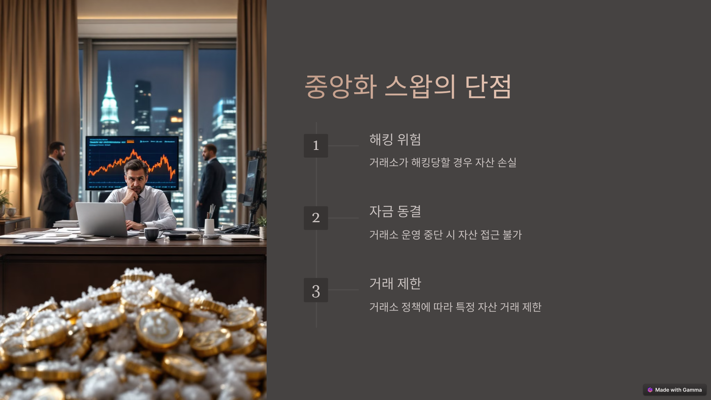 디파이 스왑 vs 중앙화 스왑 최신 정리
