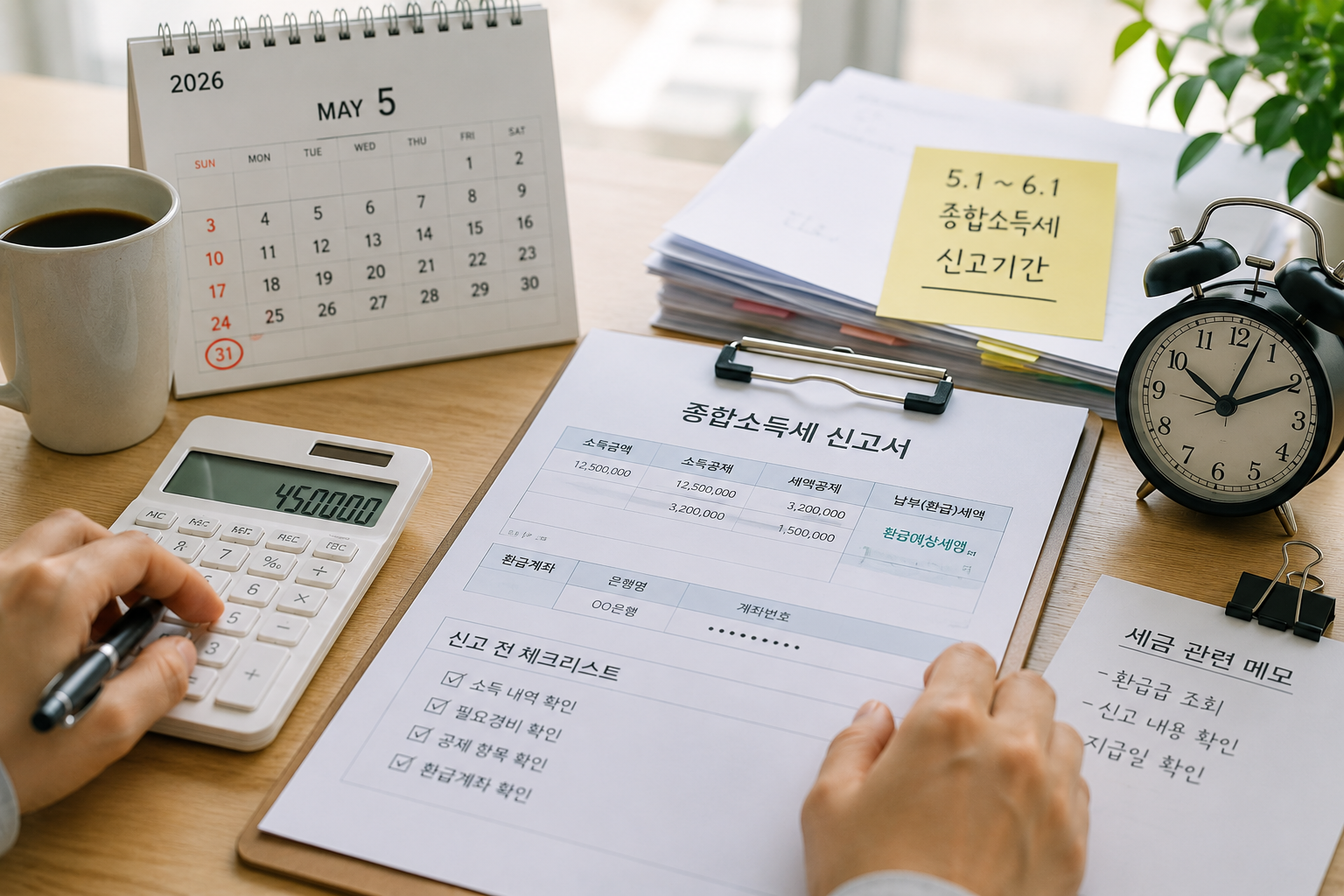 종합소득세 신고서