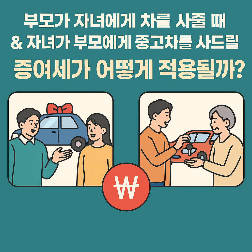 가족간 자동차 증여세