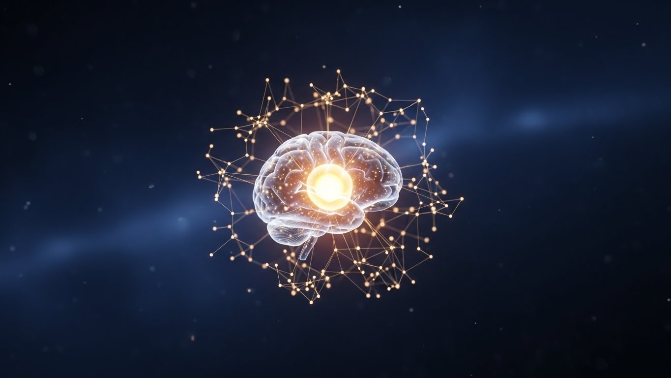 고독한 침묵 속에서 새로운 아이디어가 탄생하는 뇌 신경 회로의 경이로운 모습