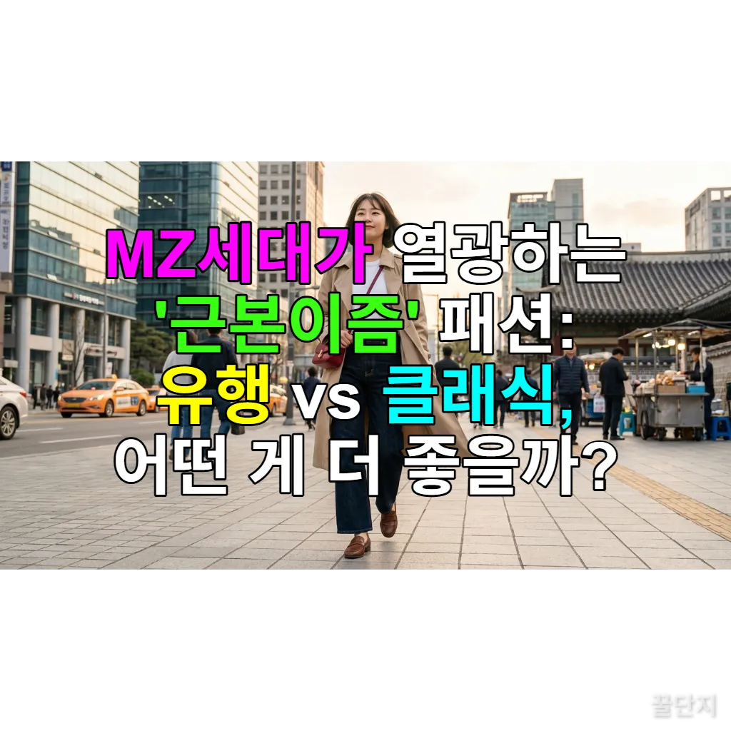 클래식과 트렌디를 조화롭게 소화한 MZ세대 여성의 서울 거리 패션