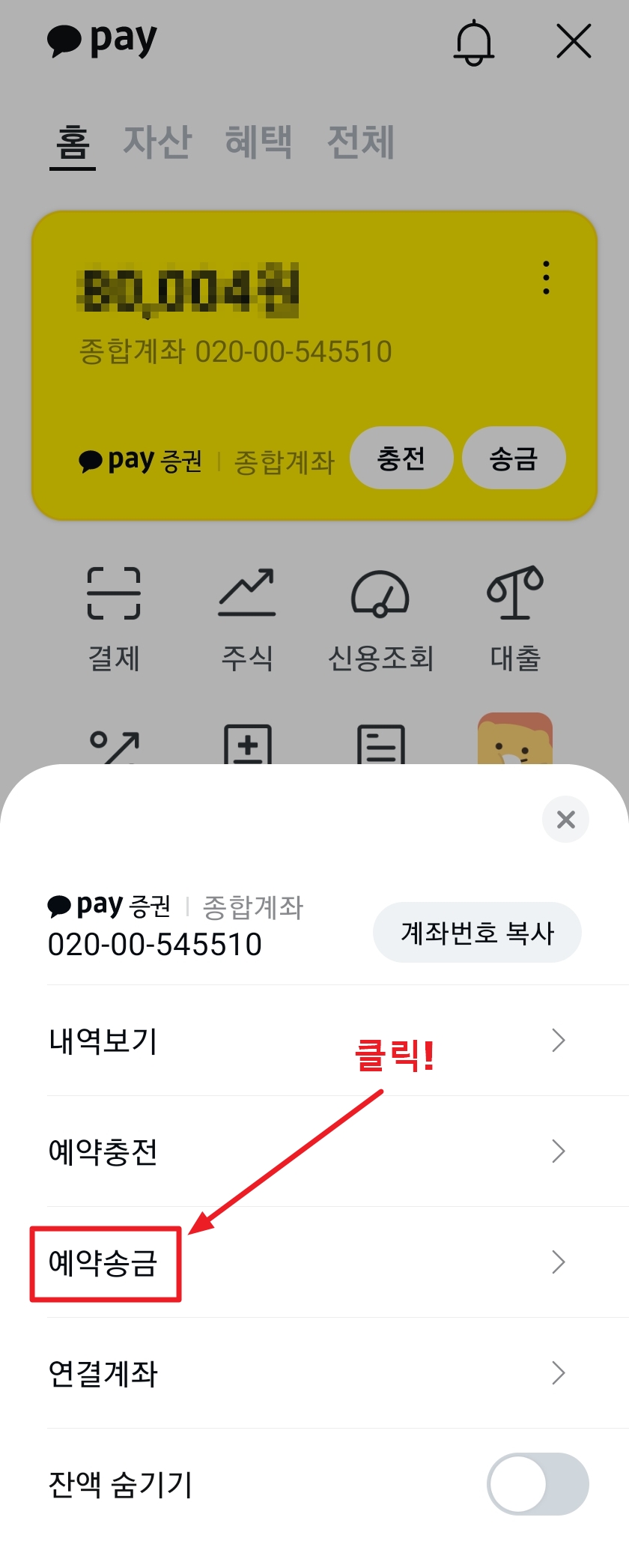 카카오페이 자동이체3