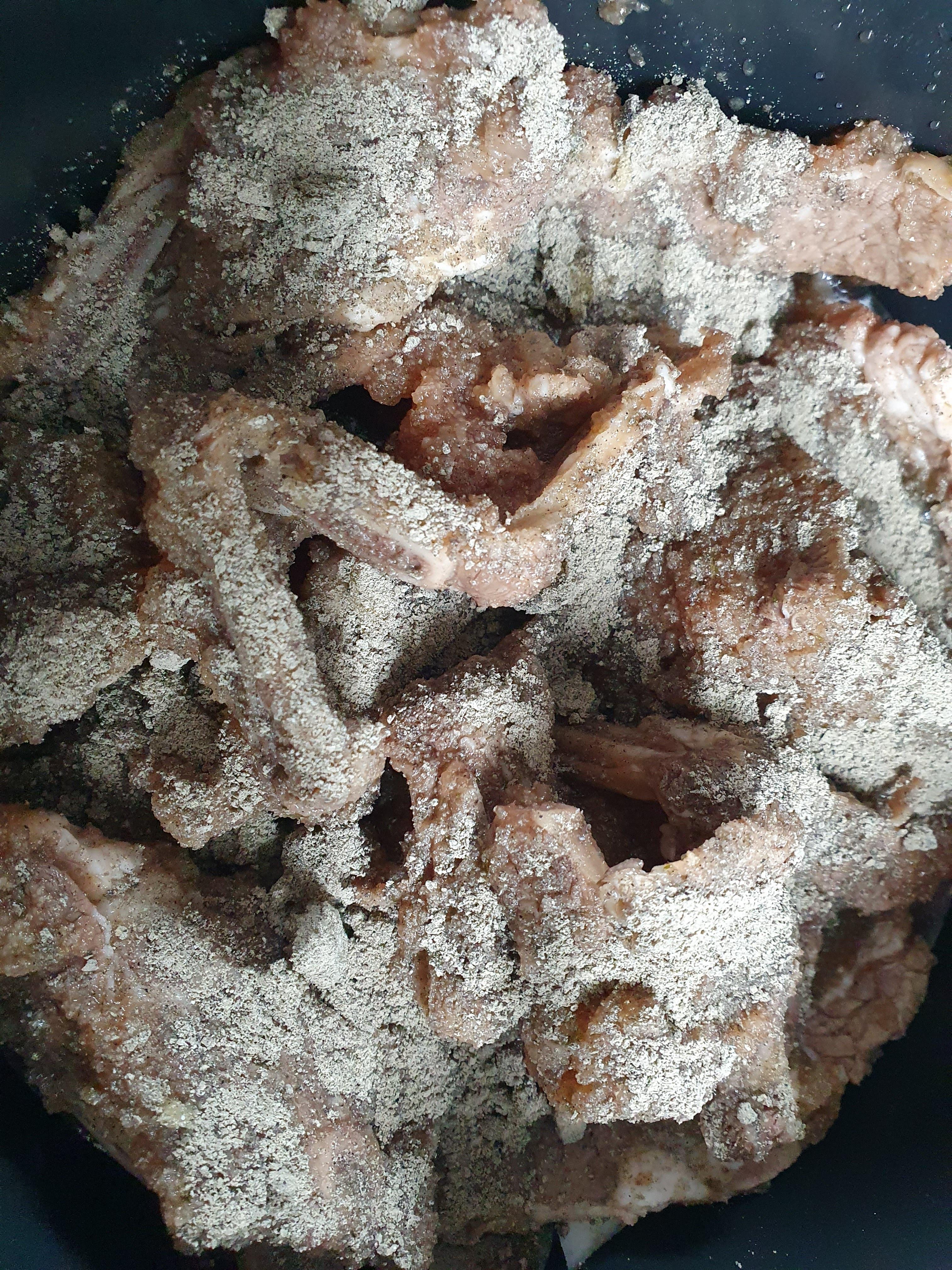 소갈비 콩가루