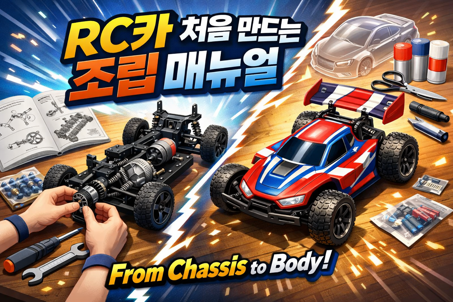 RC카 조립 순서 완벽 가이드