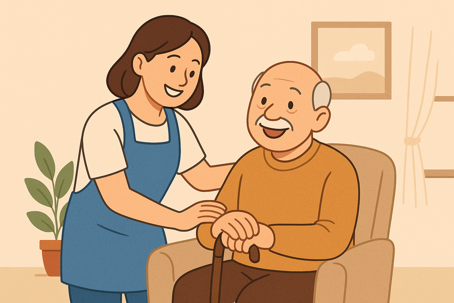 고령화 시대 재정 부담을 덜어주는 간병인 보험 안내 글 대표이미지