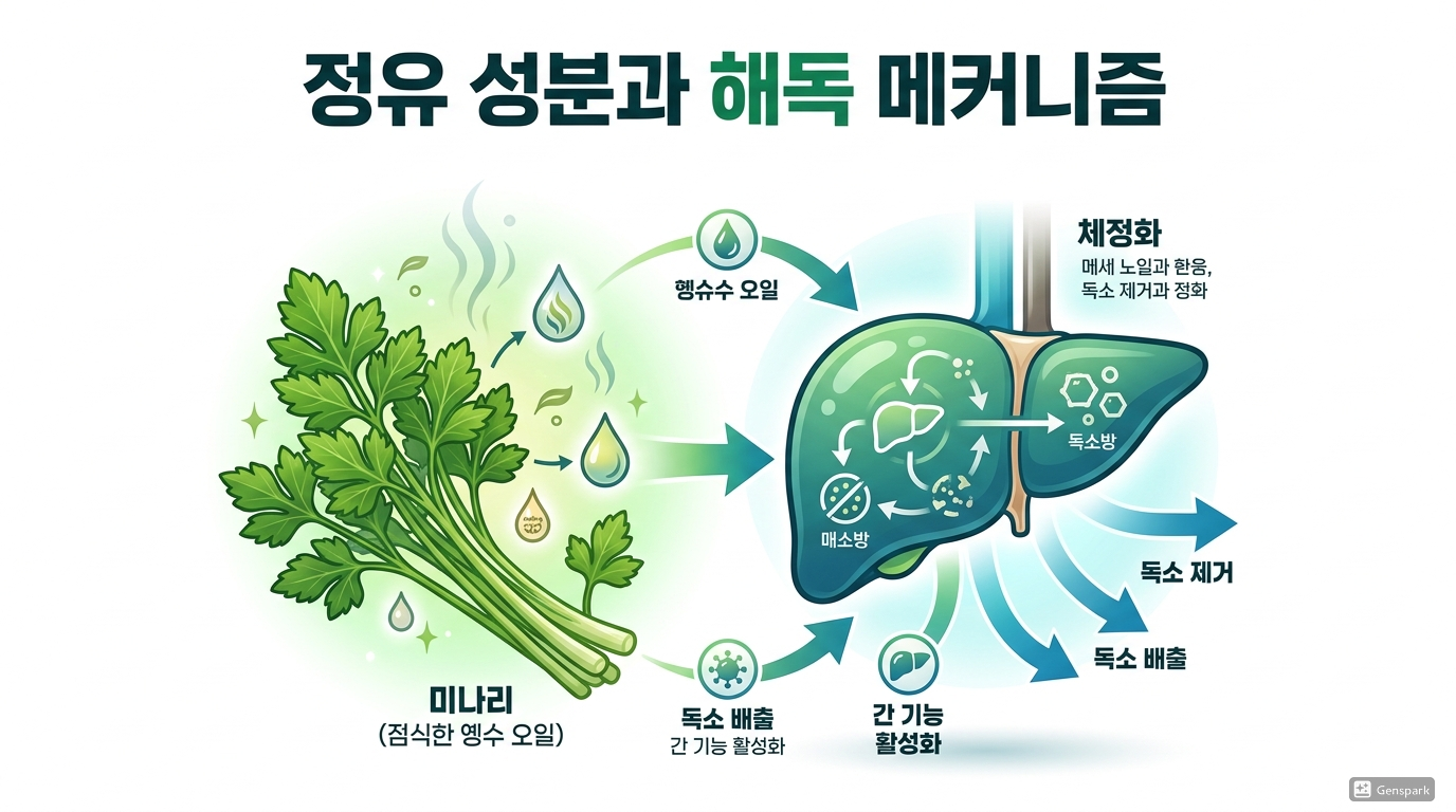 정유 성분과 해독 메커니즘