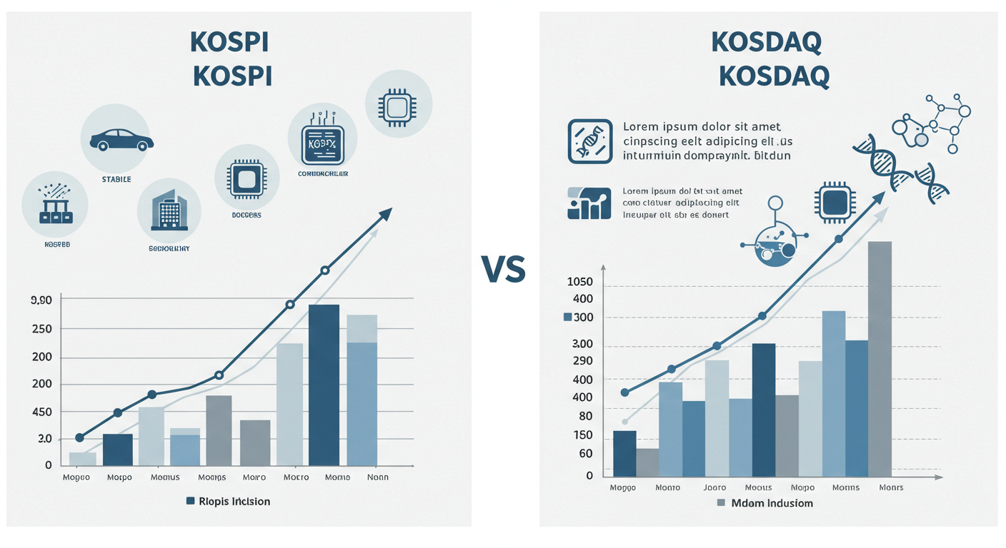 코스피 코스닥 차이: 초보 투자자가 꼭 알아야 할 핵심 5가지