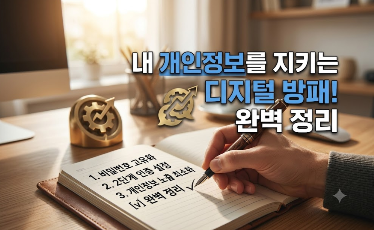 개인정보 보안 (비밀번호 관리, 2단계 인증)
