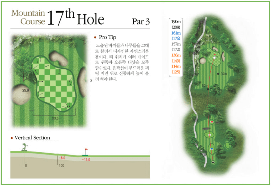 한라산 컨트리클럽 마운틴코스 8