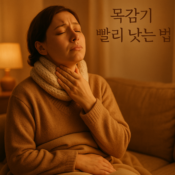 목감기 빨리 낫는 법