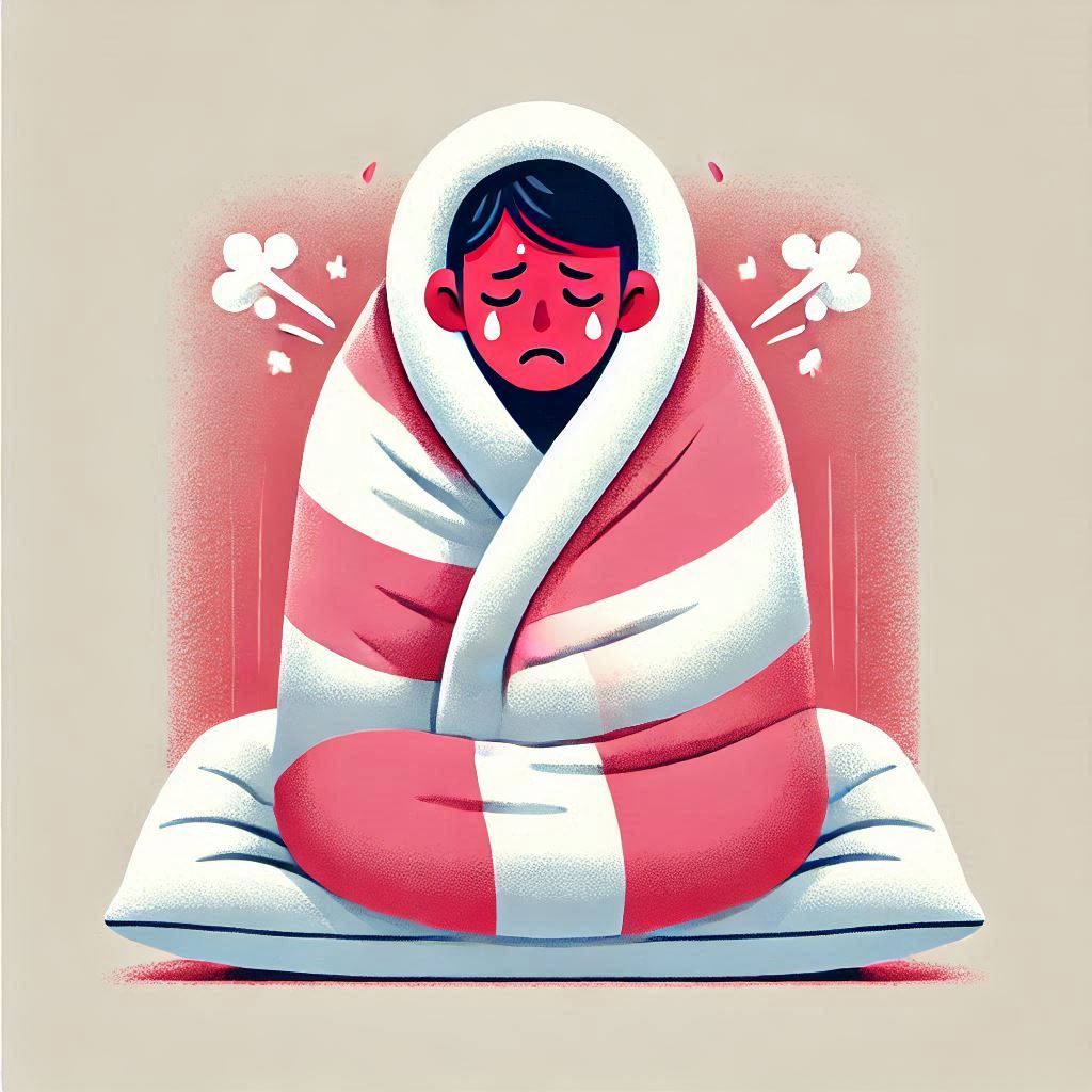 감기 증상 목통증 기침 미열3