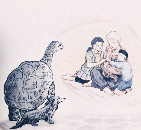 <거미의 인사> 삽화