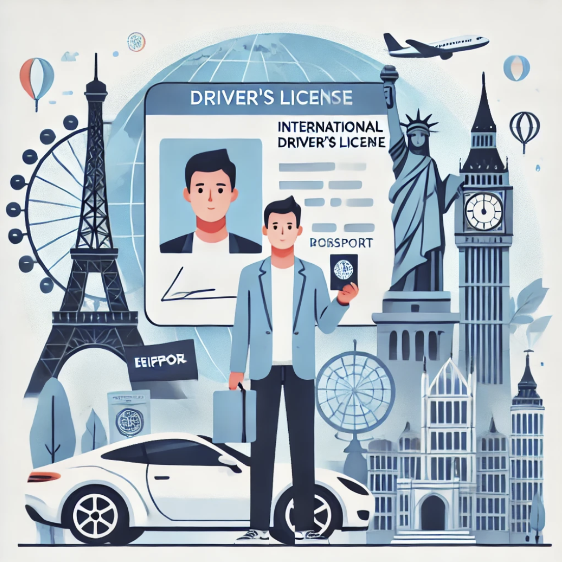 국제운전면허증 발급관련 사진