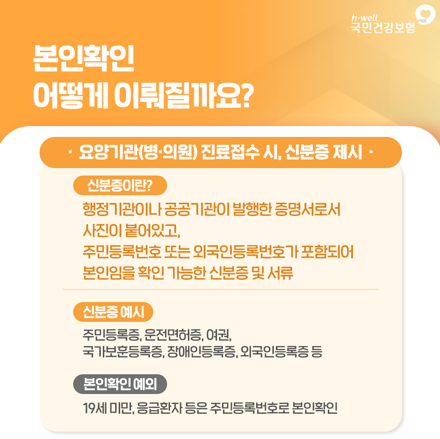 병원 신분증 지참 의무화