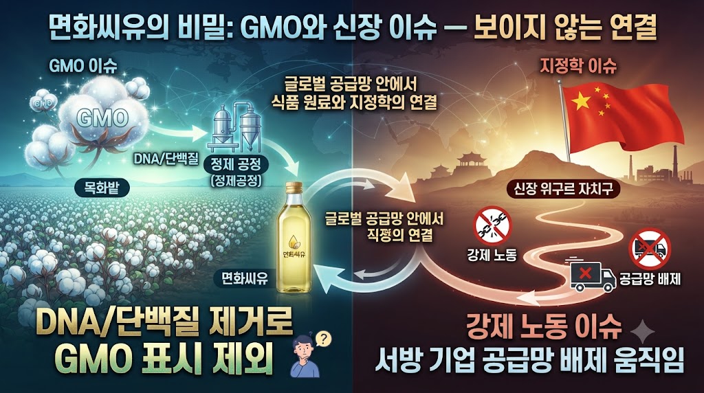 [면화씨유의 비밀] GMO 면화와 신장 이슈 &mdash; 우리가 몰랐던 보이지 않는 연결
