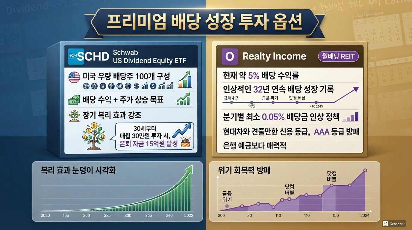 SCHD·리얼티인컴이 왜 좋은가?