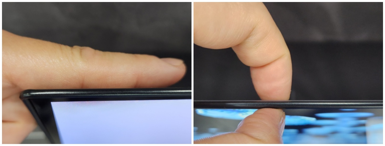 티비 두께 사진입니다.