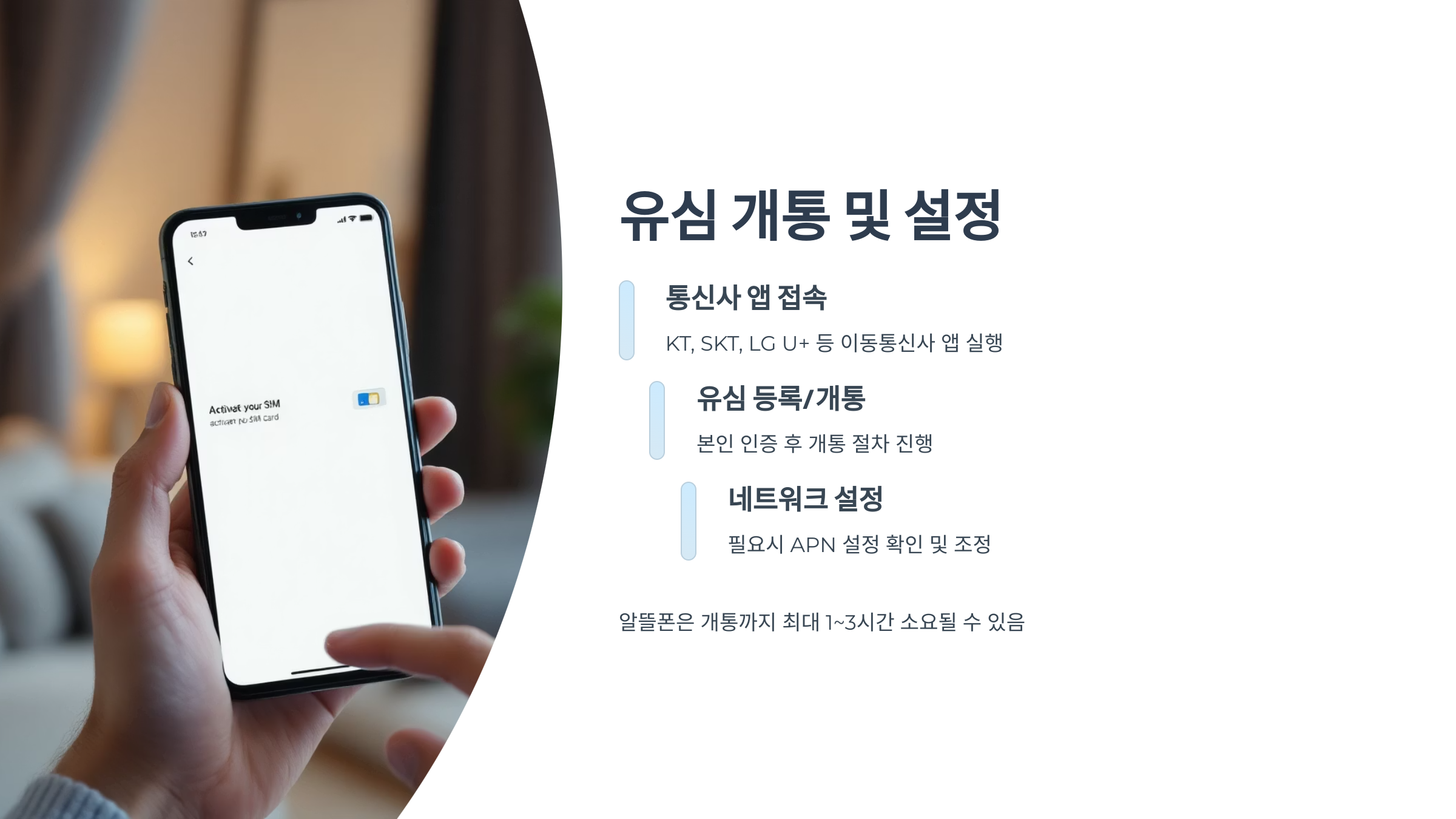 📱 유심 교체 방법, 누구나 3분이면 끝나요.