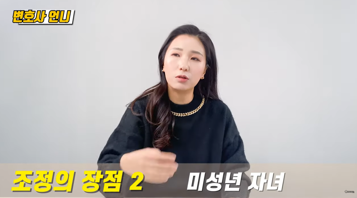 미성년 자녀를 위한 조정