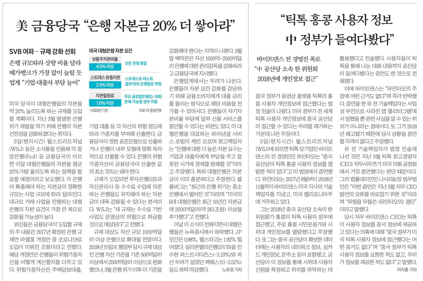 6월 7일 수 신문스크랩