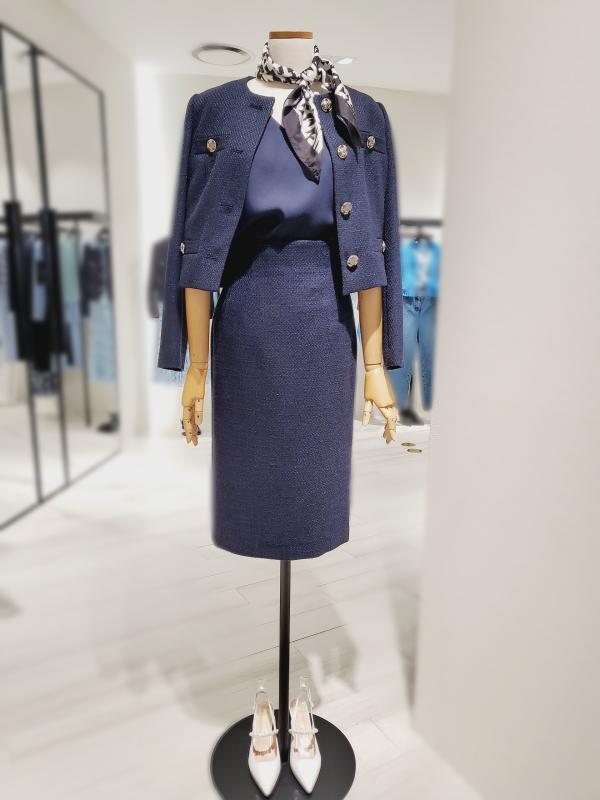 모조에스핀 트위드자켓 J231XSF102