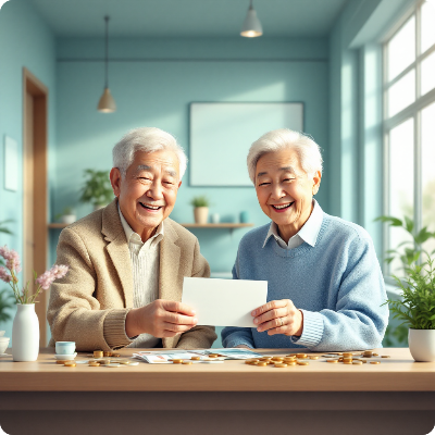 65세 이상 노인 건강지원금 이미지