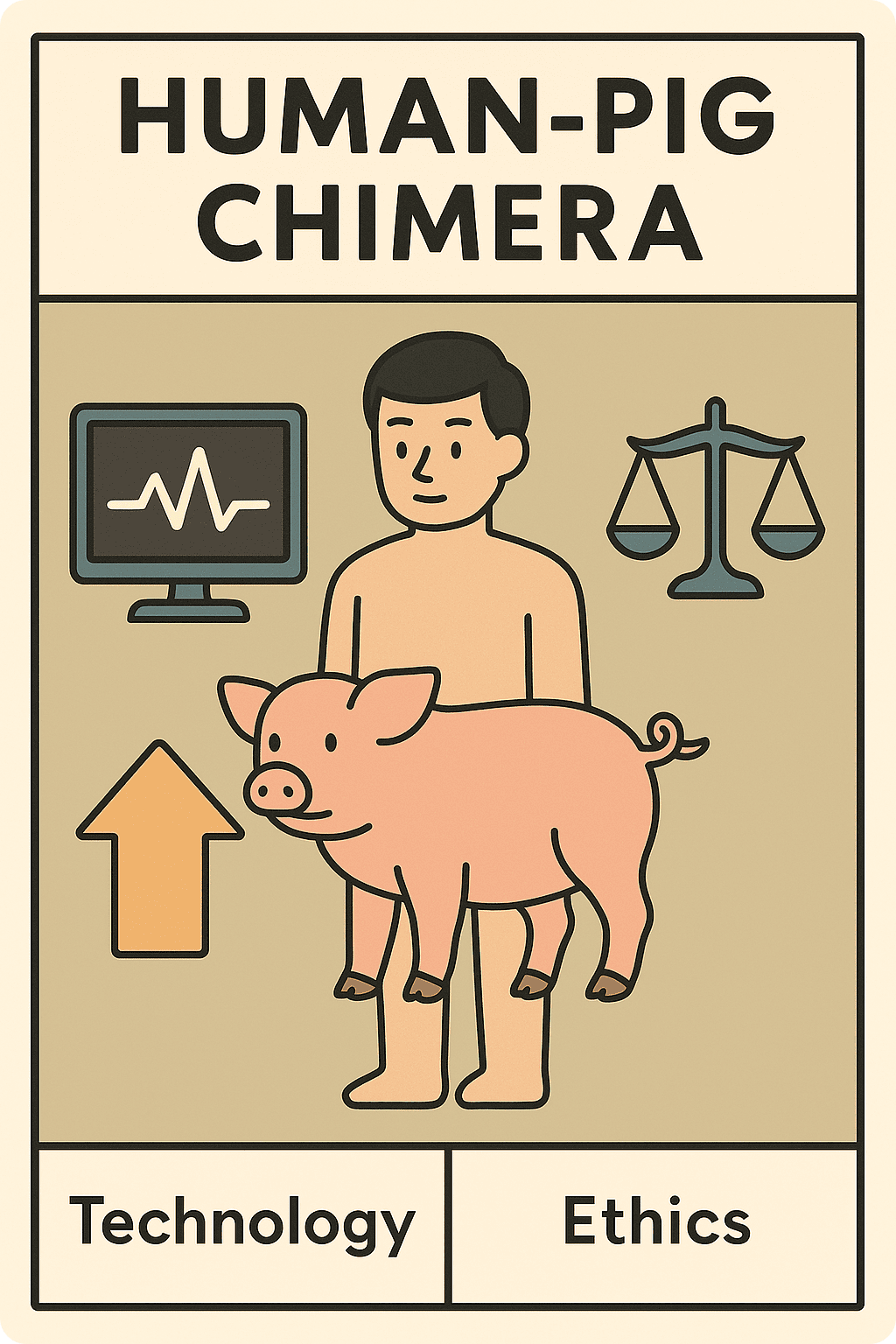 Human-pig fusion organ