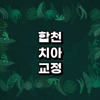 합천군 교정 치과