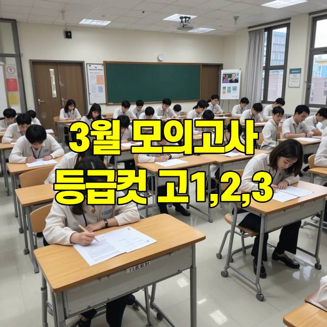 2025년 3월 모의고사 등급컷