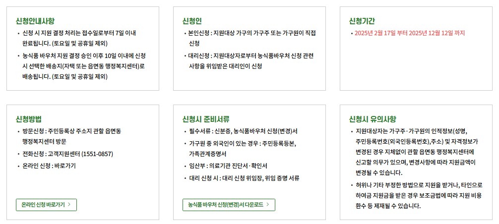 농식품바우처 신청방법