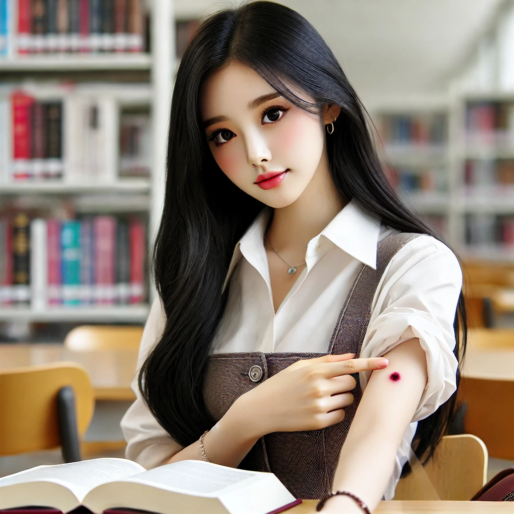 빨간점이 생기는 이유