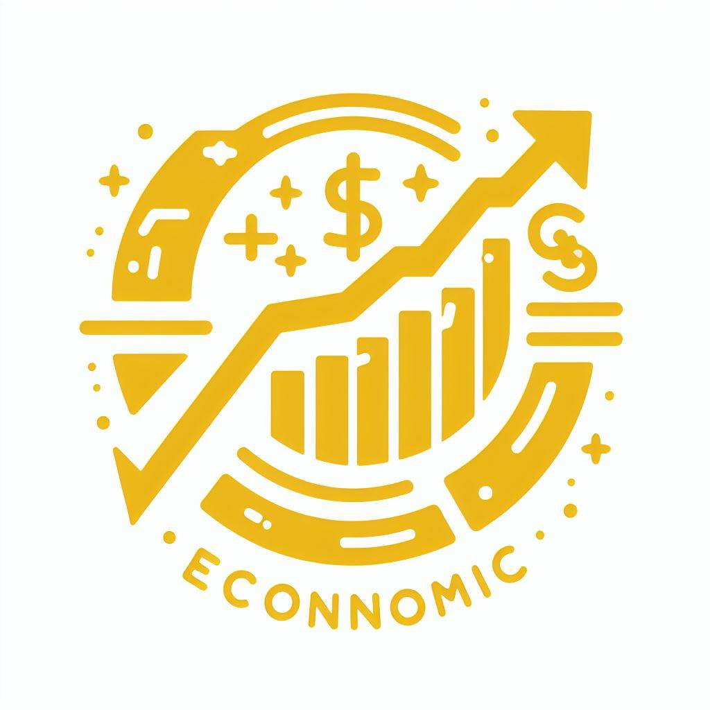 상승하는 경제 로고