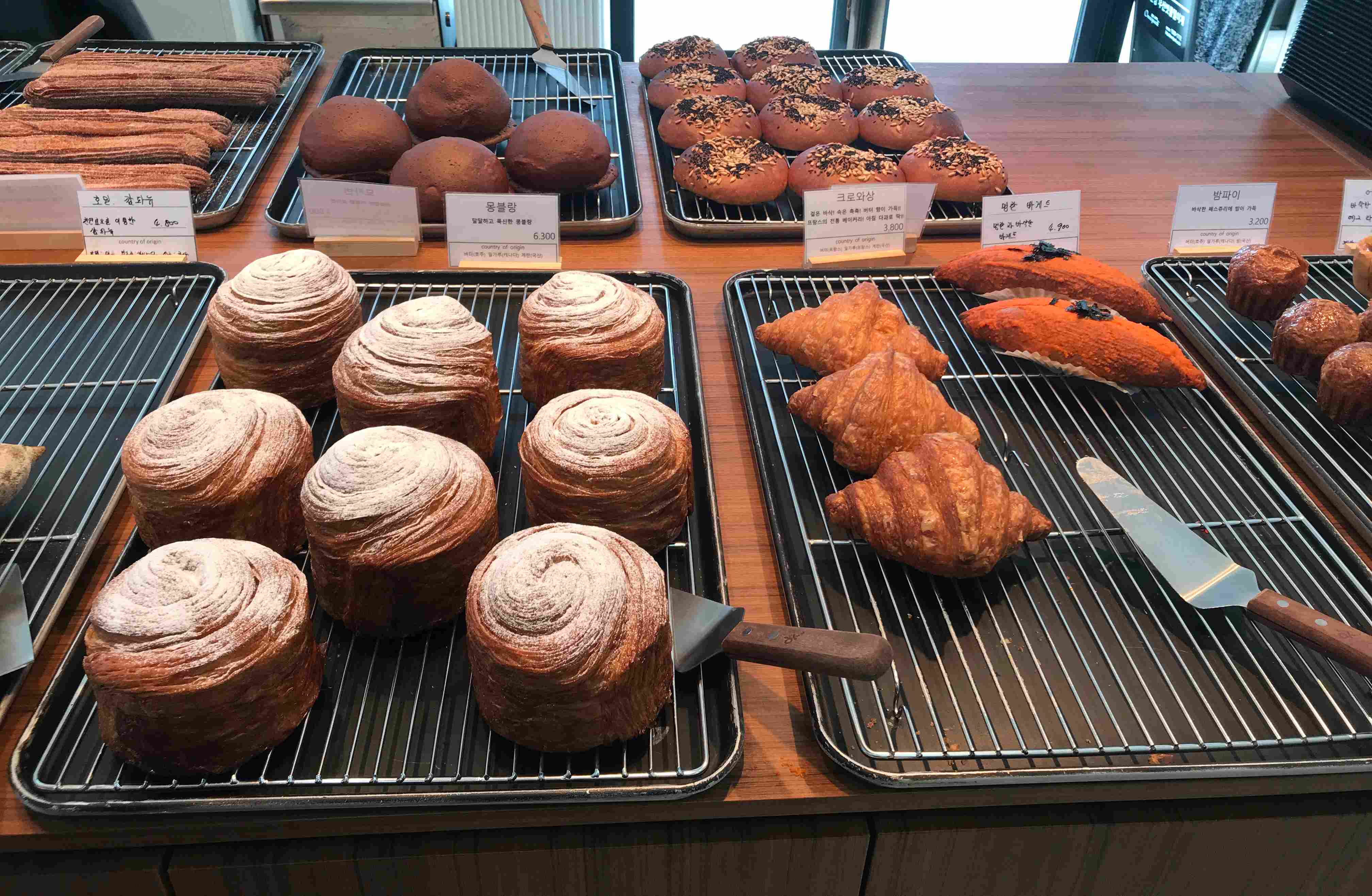 카페 브리티 빵 종류