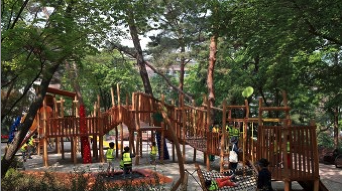 아차산 숲속놀이터 사진