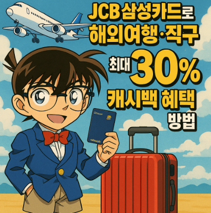 JCB 삼성카드로 해외여행·직구 최대 30% 캐시백 혜택받는
