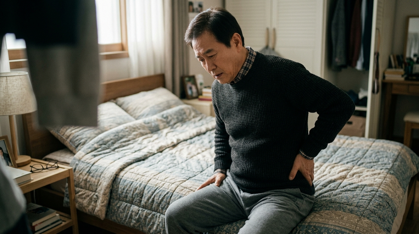 통증 위치 확인