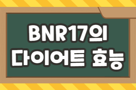 BNR17의 다이어트 효과