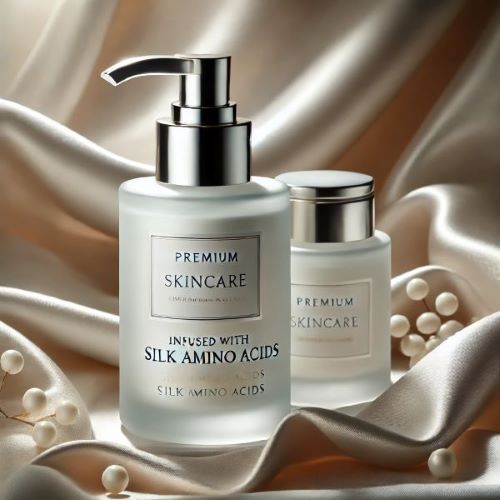 실크 아미노산 성분의 화장품 사진
