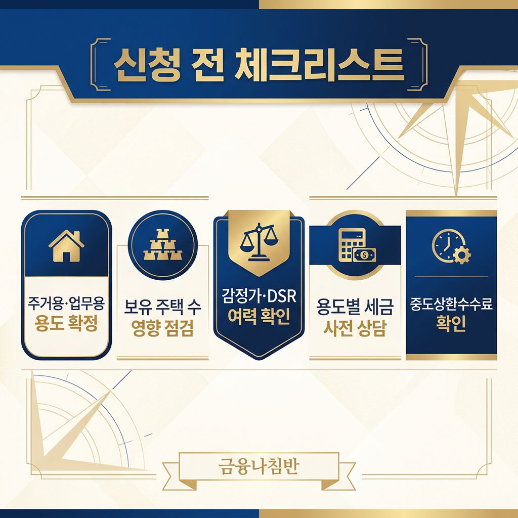 오피스텔 담보대출 체크리스트