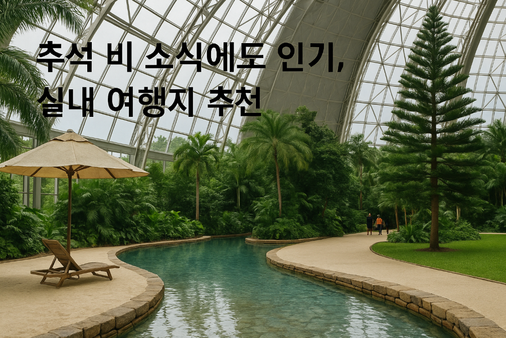 추석 비 소식에도 인기, 실내 여행지 추천