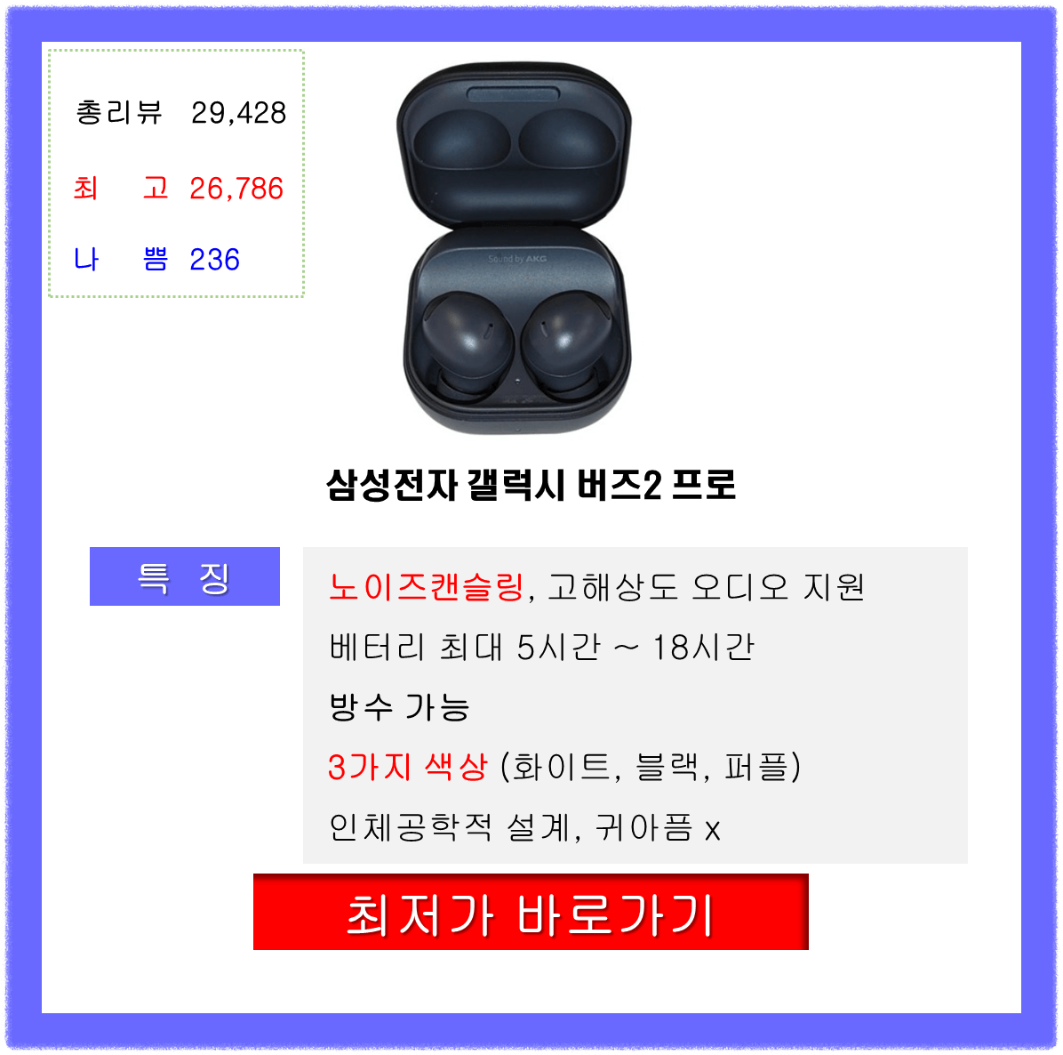 50대 아빠생일선물추천 갤럭시 버즈