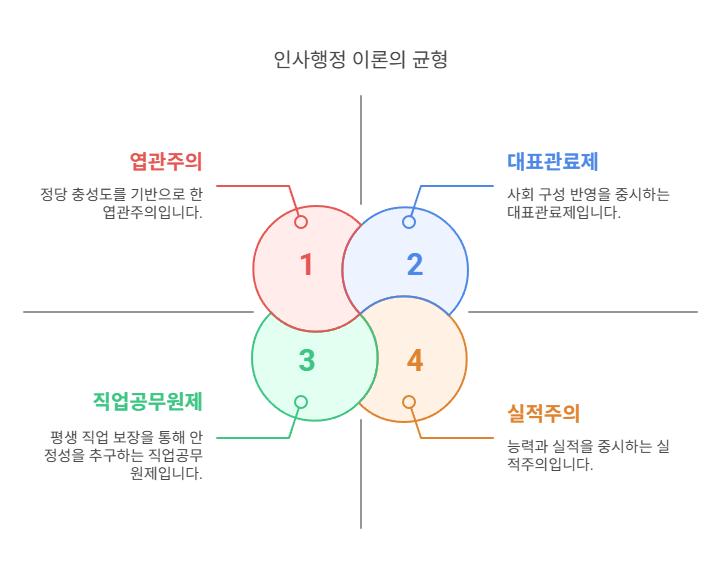 인사행정-이론-비교