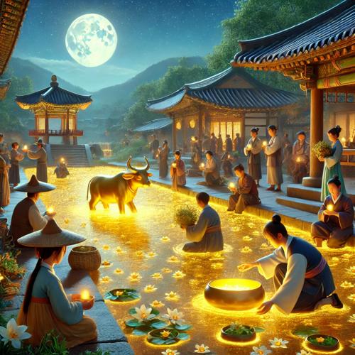 금소와 연못에 전하는 감사의 마음