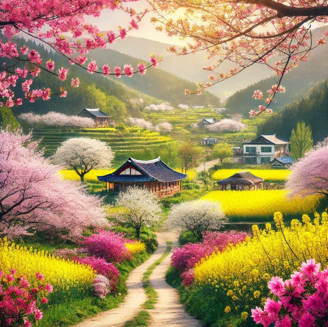 전라도 꽃구경 명소 비교 (광양 매화, 구례 산수유, 진안 벚꽃)_관련사진