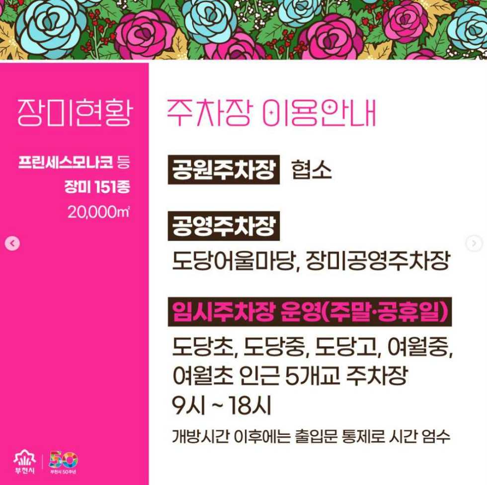 부천 백만 송이 장미축제