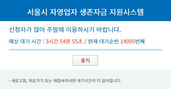 서울시 소상공인 지원금