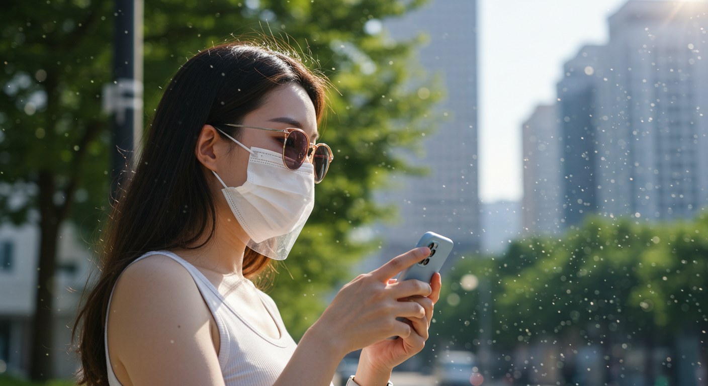 자외선지수, 미세먼지피부, 피부트러블, 자외선차단, 미세먼지차단, 날씨앱활용, 피부관리루틴, 광노화예방, 여름피부관리, 민감성피부