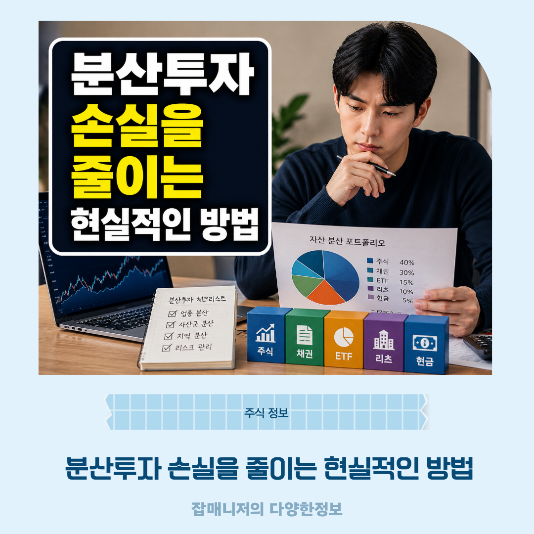 분산투자 손실을 줄이는 현실적인 방법