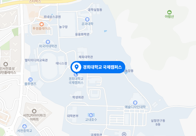 경희대 국제캠퍼스 겹벚꽃
