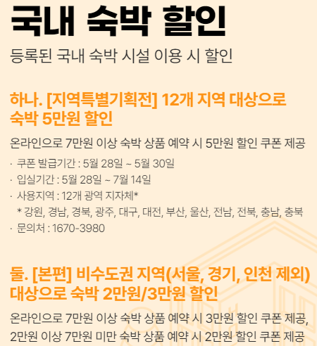 6월여행가는 달 숙박혜택-한국관광공사 출저